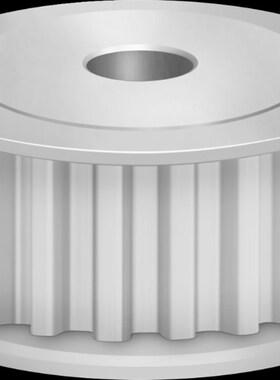 S5M25齿 两面平同步轮 槽宽22 AF型 同步皮带轮齿轮铝25S5M200-A