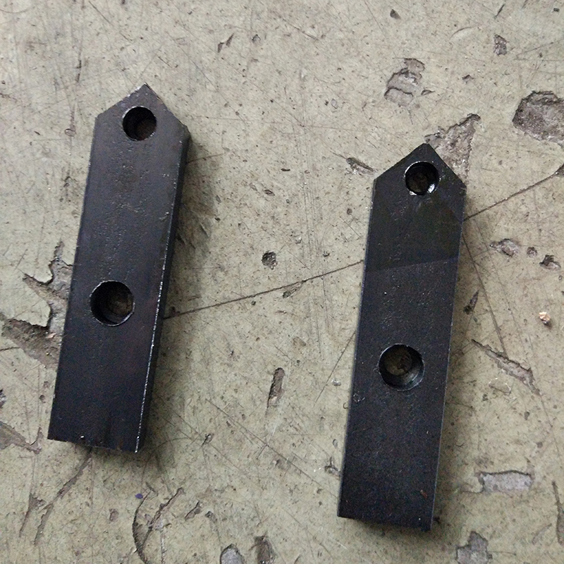 275切管机配件夹具垫块张家港金属圆锯机夹L钳垫块315矩管机用压
