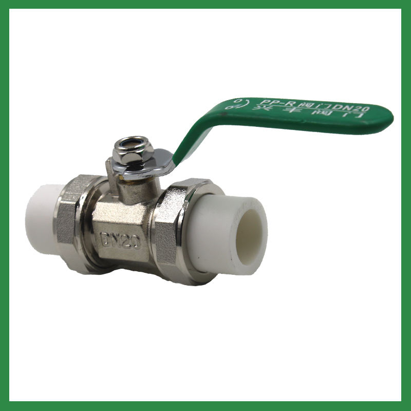 铜球兴丰PPR活接球阀DN20 25 32 40 50 63方体加厚全铜阀门家装用