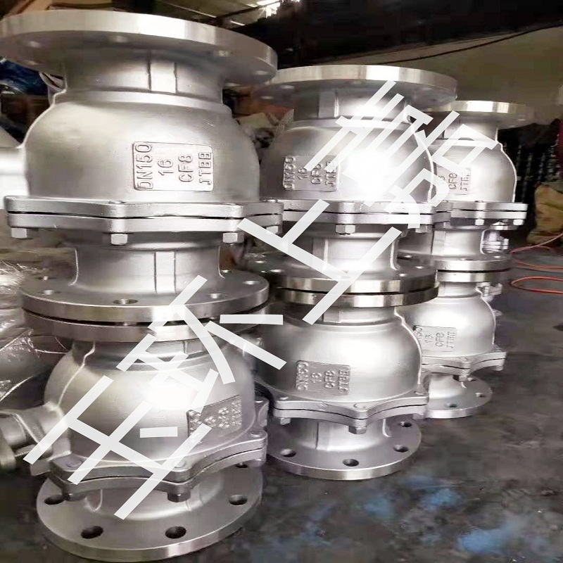 304不锈钢_国标法兰球阀Q41F-16P 25P阀门 DN25 50 65 80 100 150