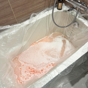 浴缸一次性泡澡袋旅行一次性用品酒店隔脏防菌浴缸套旅行用品物件