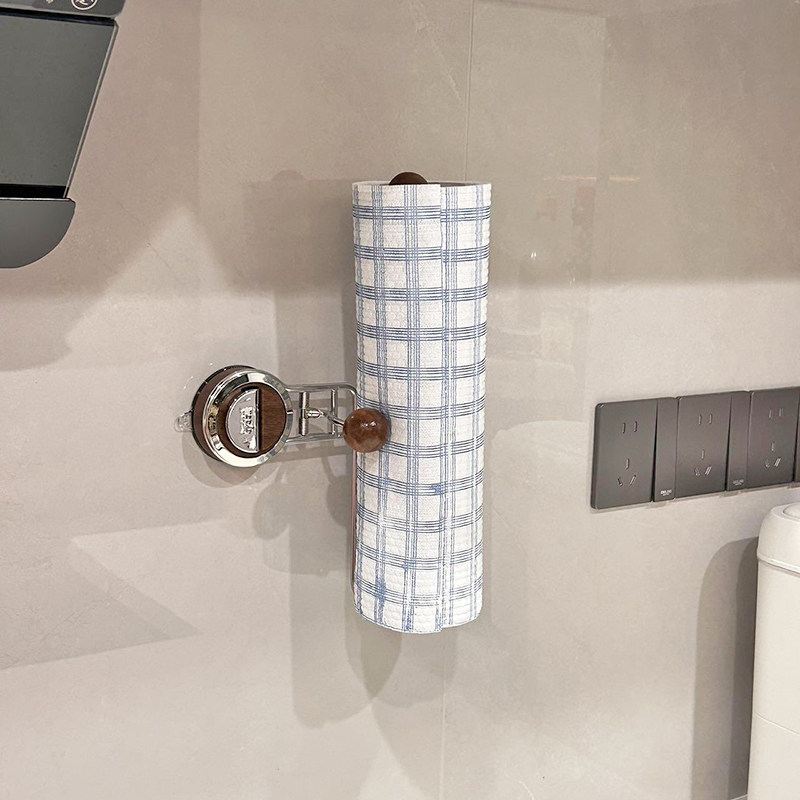 吸盘式厨房纸巾架免打孔多功能壁挂式卷纸挂架置物架厨房收纳神器,收纳整理,纸巾架,淘宝优惠券,粉丝福利购,淘宝优惠卷