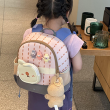 幼儿园书包女孩超轻便小学生男孩女童减负护脊书包双肩背包一年级