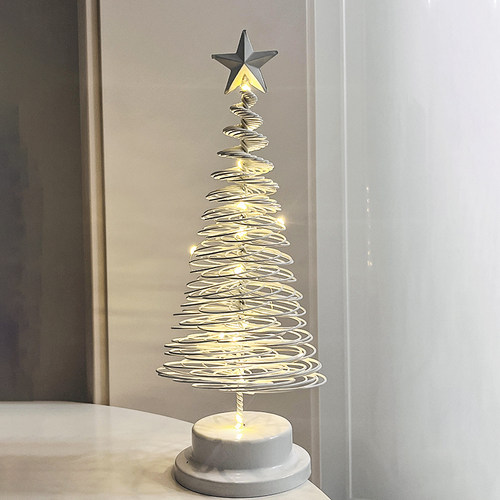 圣诞树小夜灯星星灯好看~