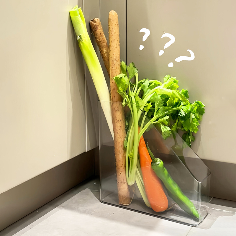 大葱收纳神器厨房家用山药葱姜蒜长条蔬菜收纳桶大容量整理置物架