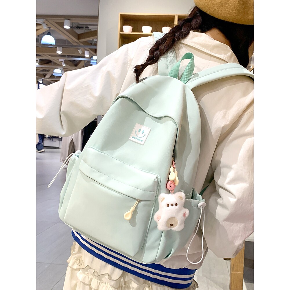 日本MUMI书包女生初中生小学生2025新款女孩旅游出游背包双肩包肩