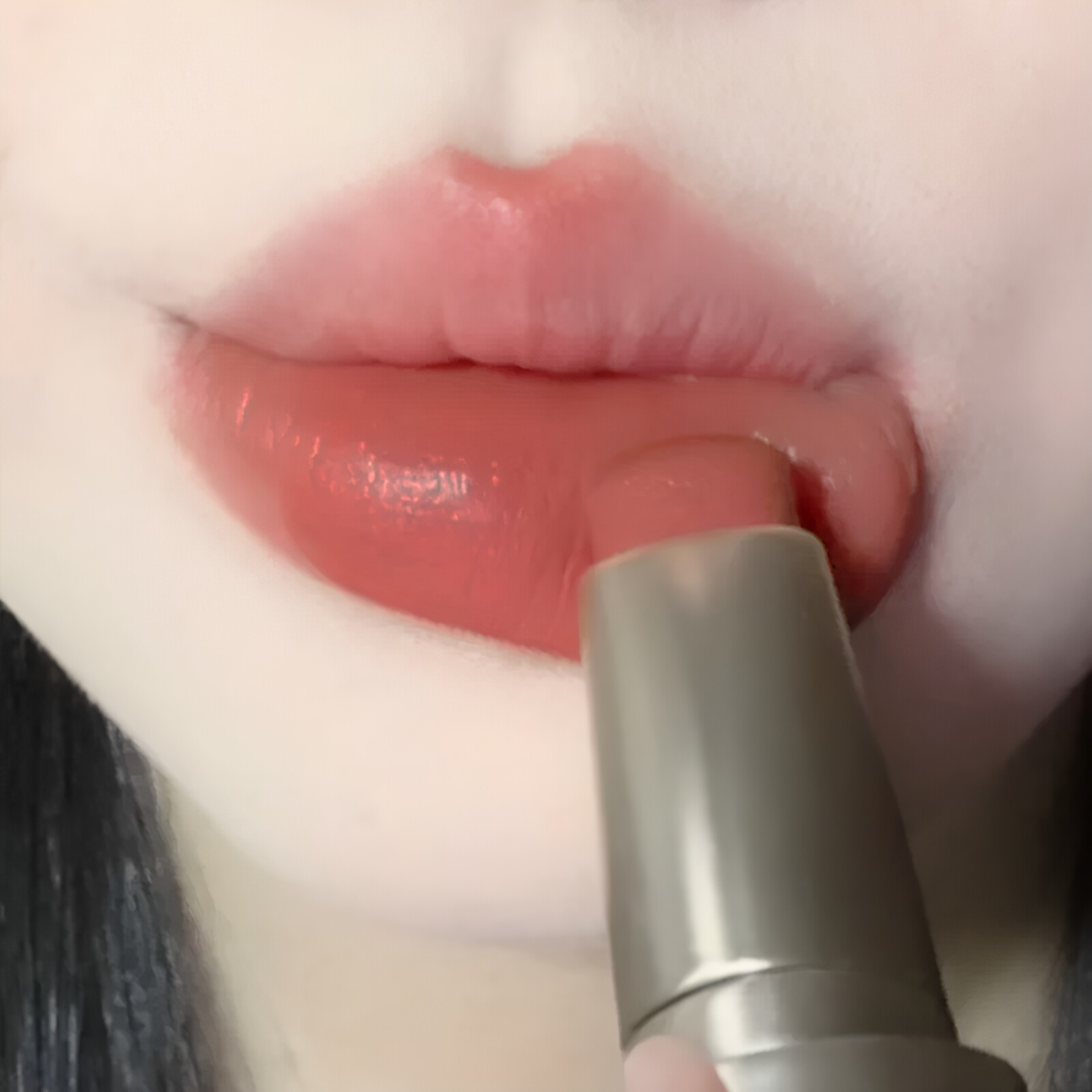 法国kekemo淡颜韩女！水润多用棒滋润口红膨胀色奶油腮红眼影淡妆