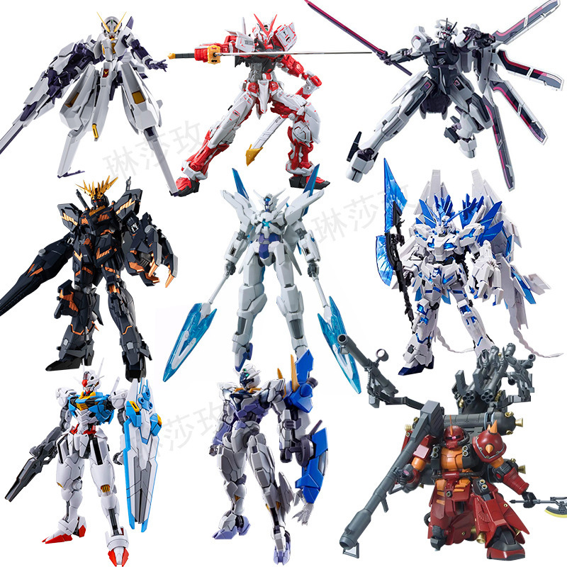 一件高达模型HG风灵新生自由扎古战骑飞翼海牛拼装模型