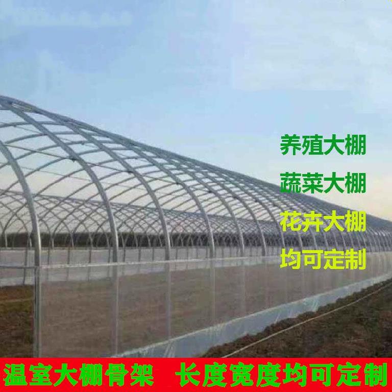 大庭院钢管圈镀锌钢管骨架温室鸡拱形鸭固定支撑架配件户外棚牛.