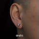 ONEPART原创小众S925银鸟巢切爆闪锆石耳骨耳钉高级感养耳洞耳饰