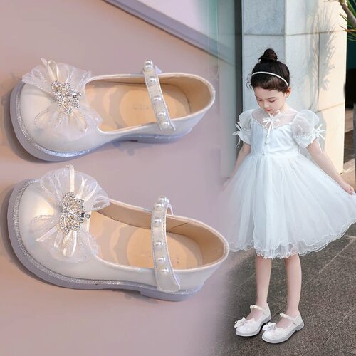 真皮女童软底小皮鞋女孩公主单鞋