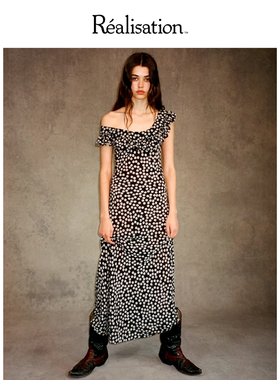 RealisationPar连衣裙梦幻优雅碎花度假真丝裙The Minnie