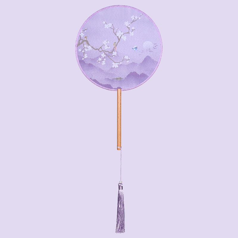 ArchaWistic circular fan Han Chinese clothiXng cheongsam d