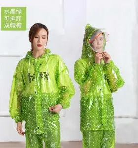 Raincoat men and women eleectric bikeF raincoat rain pants