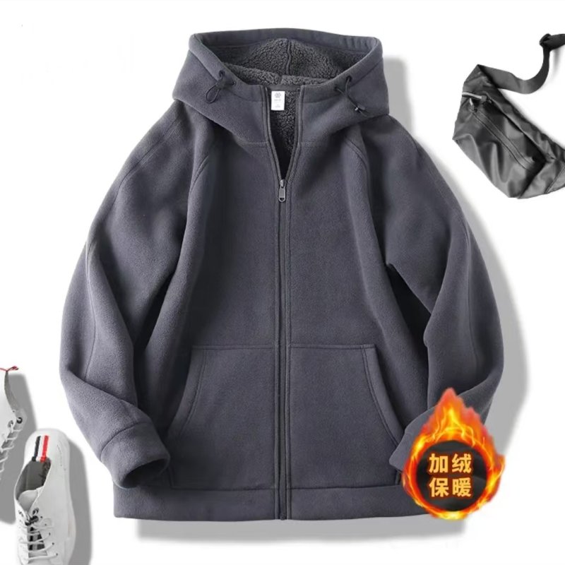 连帽(不可脱卸)常规宽松绣花通勤风棉衣