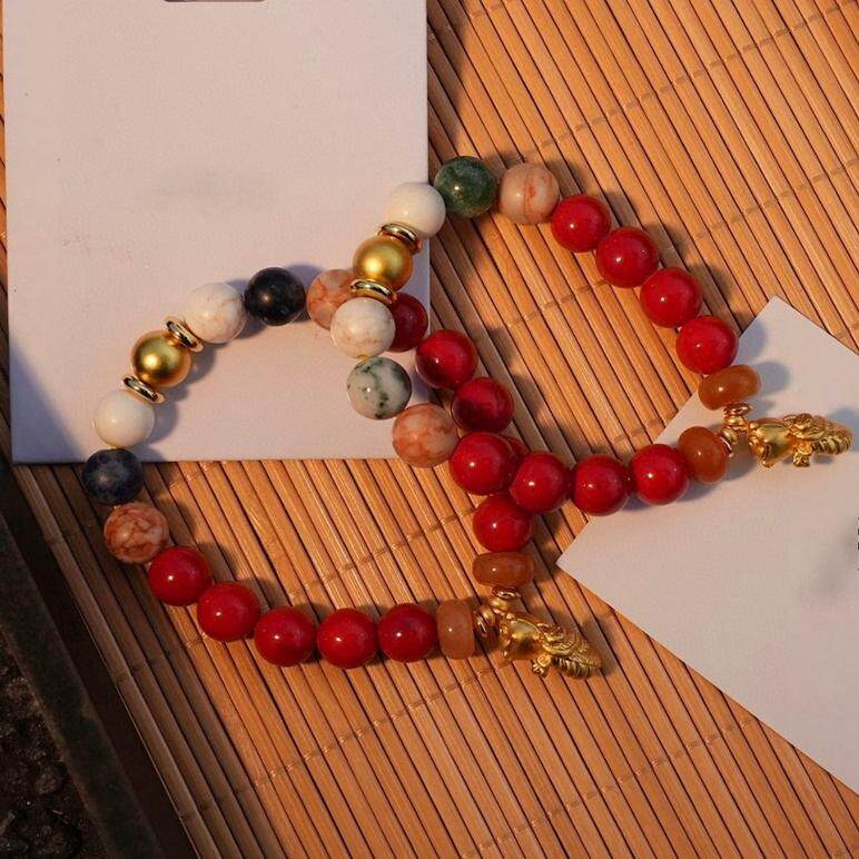 男女新年喜庆本命年手串高级感物