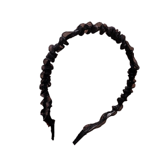 网纱褶皱发箍女超仙气碎发头箍复古法式细发卡发捆公主风头饰品