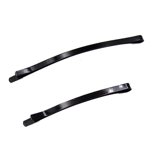 大号黑色一字夹碎发夹女弧形加粗小黑卡子钢夹成人刘海夹边夹头饰