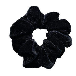 韩国绒布发圈简约黑色粗发绳头花盘发扎发皮筋头绳金丝绒大肠圈女