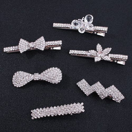 水钻ins后脑勺少女风刘海一字夹