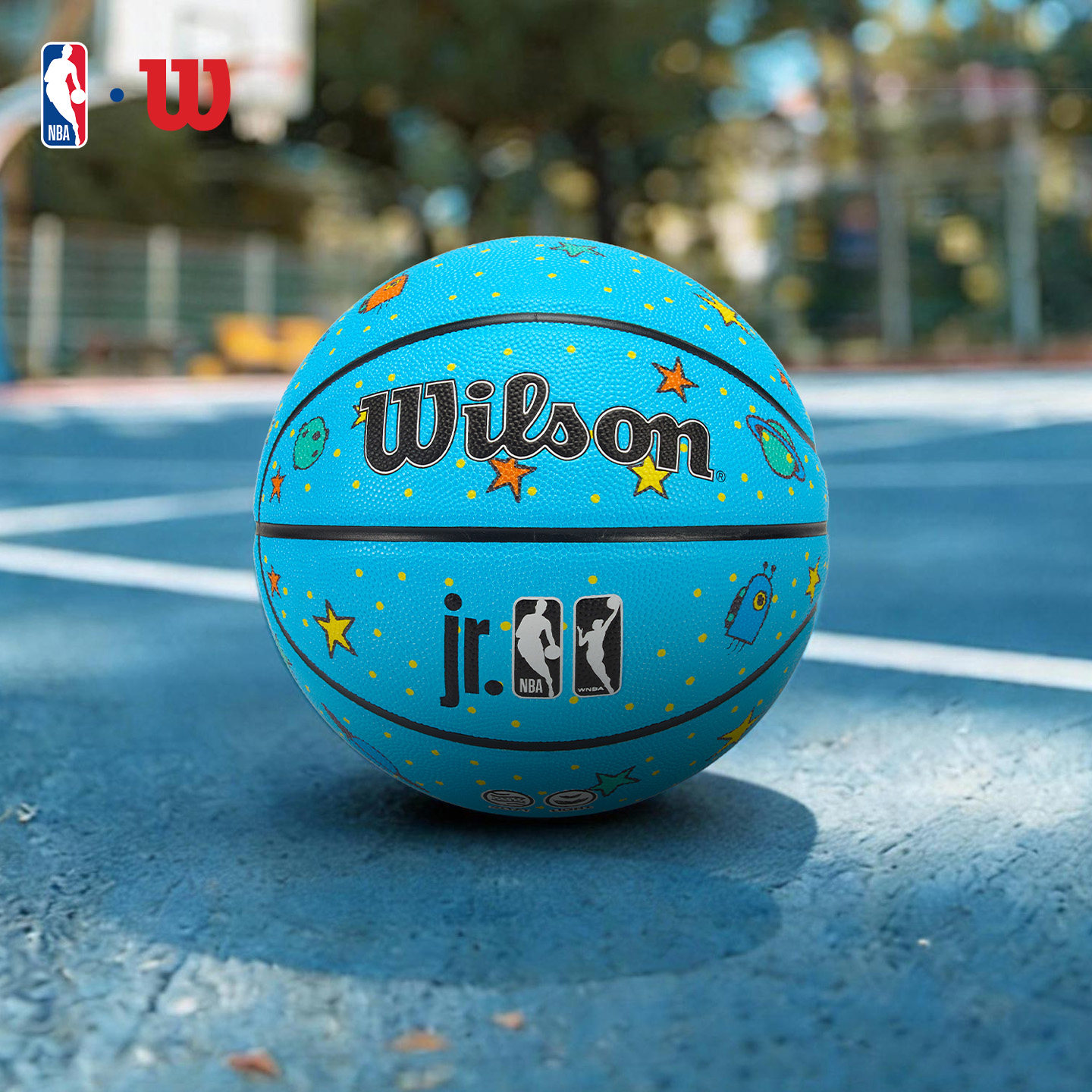 Wilson威尔胜JR.NBA小学生青少年儿童训练4号5号PU篮球幼儿园专用