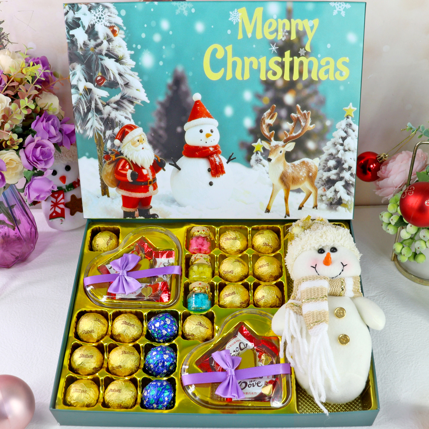 德芙巧克力礼盒装送女友圣诞礼物