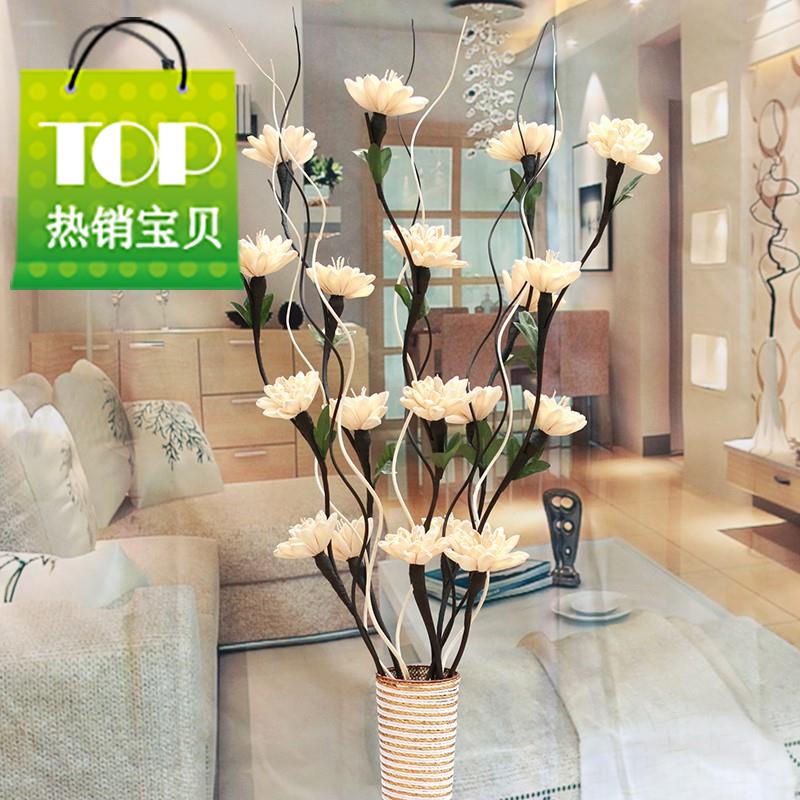2021w2020落地仿真花套装欧式玉米皮花干花客厅假花装饰花插花多
