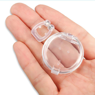 1PCS Anti Snoring Device Silicone Magnetic Nose Clip Night S