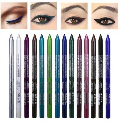 14 Color Waterproof Not Blooming Eyeliner Pencil Long-lastin