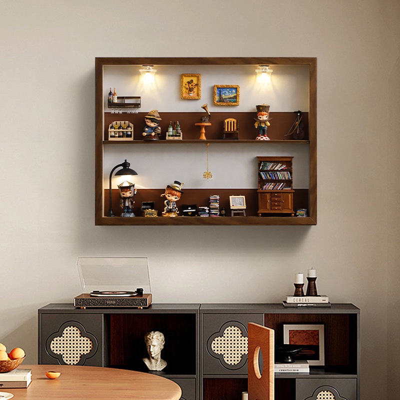 磁吸电表箱盒装饰画小野手办盲盒展示架2025新款创意电闸遮挡挂画