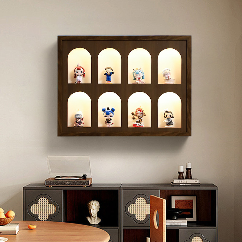 labubu泡泡玛特手办展示柜客厅电表箱装饰画电闸挂画墙上发光壁画,家居饰品,现代装饰画,淘宝优惠券,粉丝福利购,淘宝优惠卷
