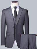 抗皱西服套装 包邮 商务私人定制修身 男一人一版 结婚新郎西装 男士