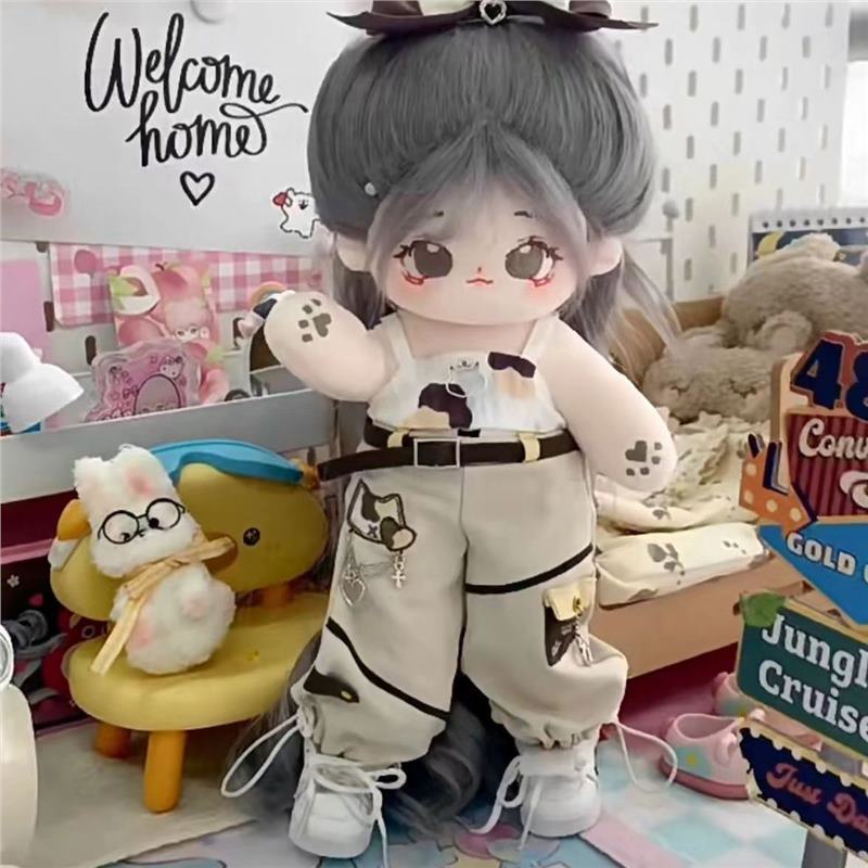 正版长腿30厘米棉花女公仔衣服
