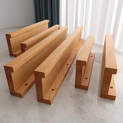 墙上置物架免打孔实木一字板木板背景装饰架子层板墙壁挂墙面隔板