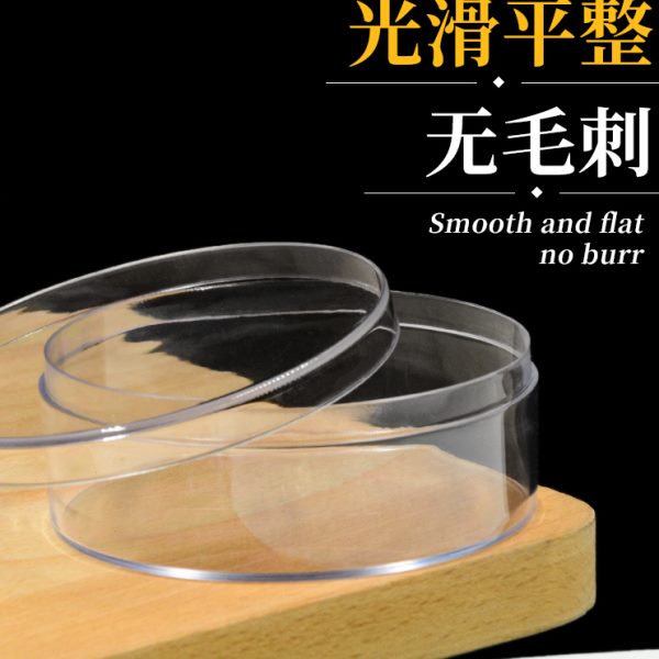 塑料盒子透明小圆盒有盖PS圆形史莱姆起泡胶水晶泥手工皂包装盒