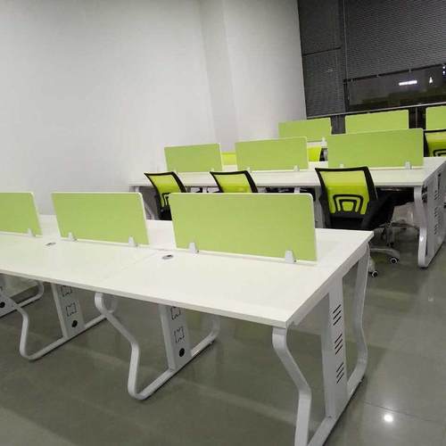 简约现代职员办公桌椅四人位 员工电脑桌办公家具 办公室屏风卡位