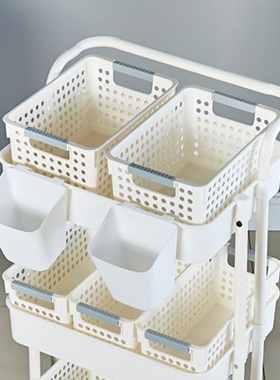 极速Trolley rackm floour mvulti-layer kitchen removable baby