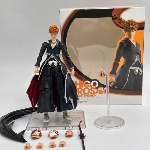国产 SHF黑崎一护天锁斩月死神 BLEACH 千年血战篇 卍解 可动ch