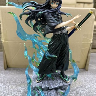 霞柱时透无一郎鬼灭之刃动漫周边GK手办模型雕像摆件机箱礼物盒装