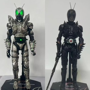 HC 假面骑士 黑日影月 真骨雕 可发光 可动人偶模型摆件 盒装手办