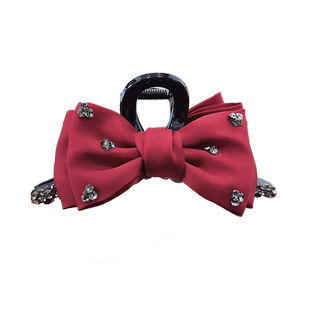 蝴蝶结抓夹公主头气质高级新款成人洋气发饰夹子少量头发高端发抓