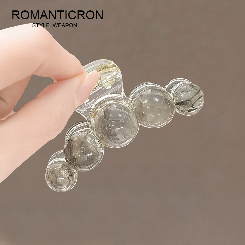 抓夹网红2024年高级感后脑勺适合发量少的中号发抓水墨中国风头夹,饰品/流行首饰/时尚饰品新,发饰,淘宝优惠券,粉丝福利购,淘宝优惠卷