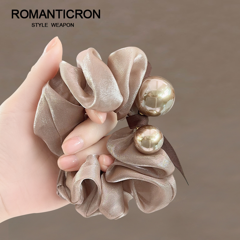 发圈欧根纱韩系高级感头绳