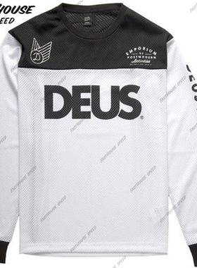 DEUS夏季摩托车骑行长袖防晒服越野山地车机车速干衣团队定制