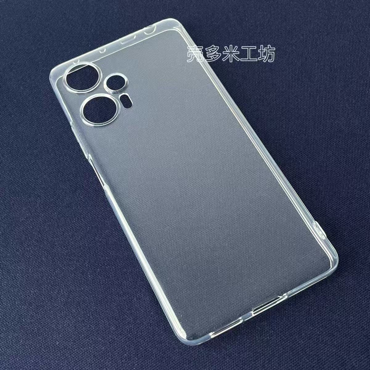 适用小米红米Note12Turbo手机壳硅胶软壳简约透明全包式防摔保护套轻超薄圆边清水壳TPU