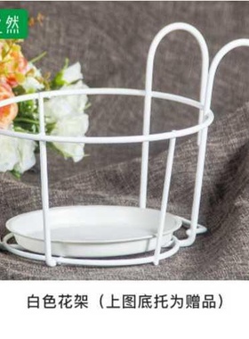 Balcony flower frame C hanging railing wyrought iron rack b