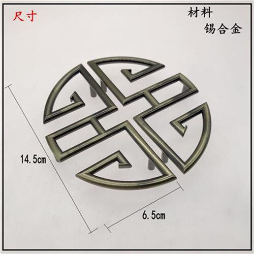 Newz Chinese handle cabinet, antique, green, copper cabinet