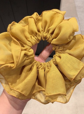 极速Spring and summer cloth xlarge color hair ring fairVy te