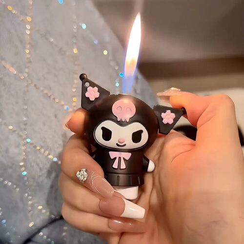 (全平台）同款库洛米可爱卡通打火机充气明火环保循