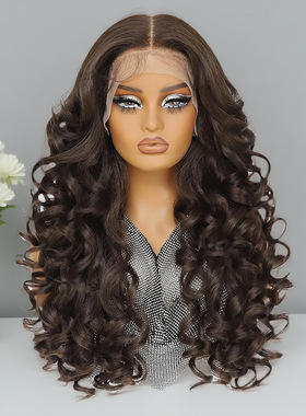 双肩欧美肤色模特头女假发头模 饰品展示支架假人头PVCMannequin